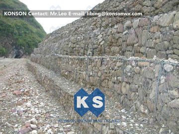 Ισχυρό ενωμένο στενά Gabion κιβώτιο Gabion διατηρώντας τοίχων πέτρινο για την προστασία οδοστρωμάτων