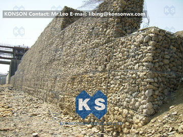 Γαλβανισμένοι διατηρώντας τοίχοι κιβωτίων Gabion/πέτρινος φράκτης καλαθιών Gabion